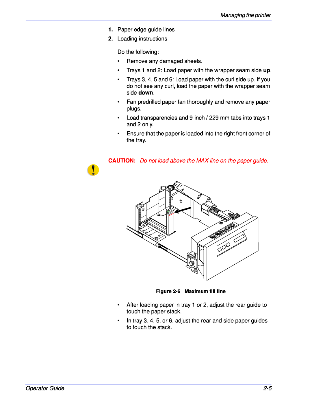 Xerox 180 EPS, 100 manual Managing the printer, Operator Guide 