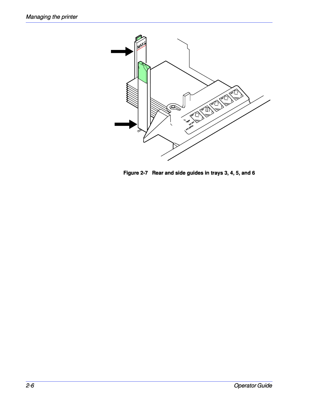 Xerox 100, 180 EPS manual Managing the printer, Operator Guide 