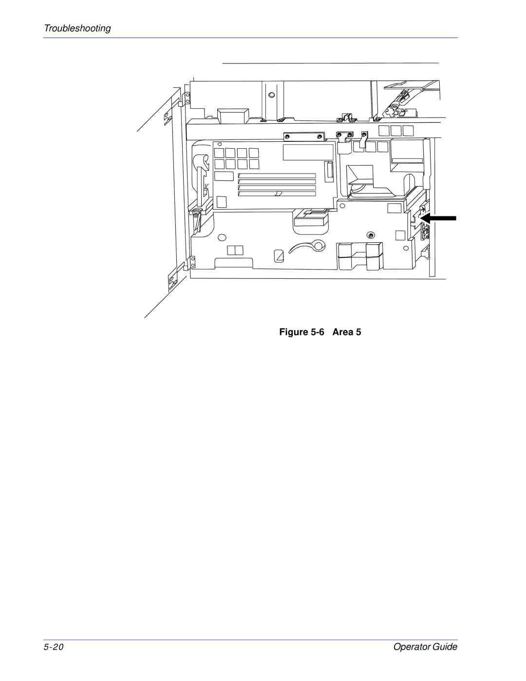 Xerox 100, 180 EPS manual Area 