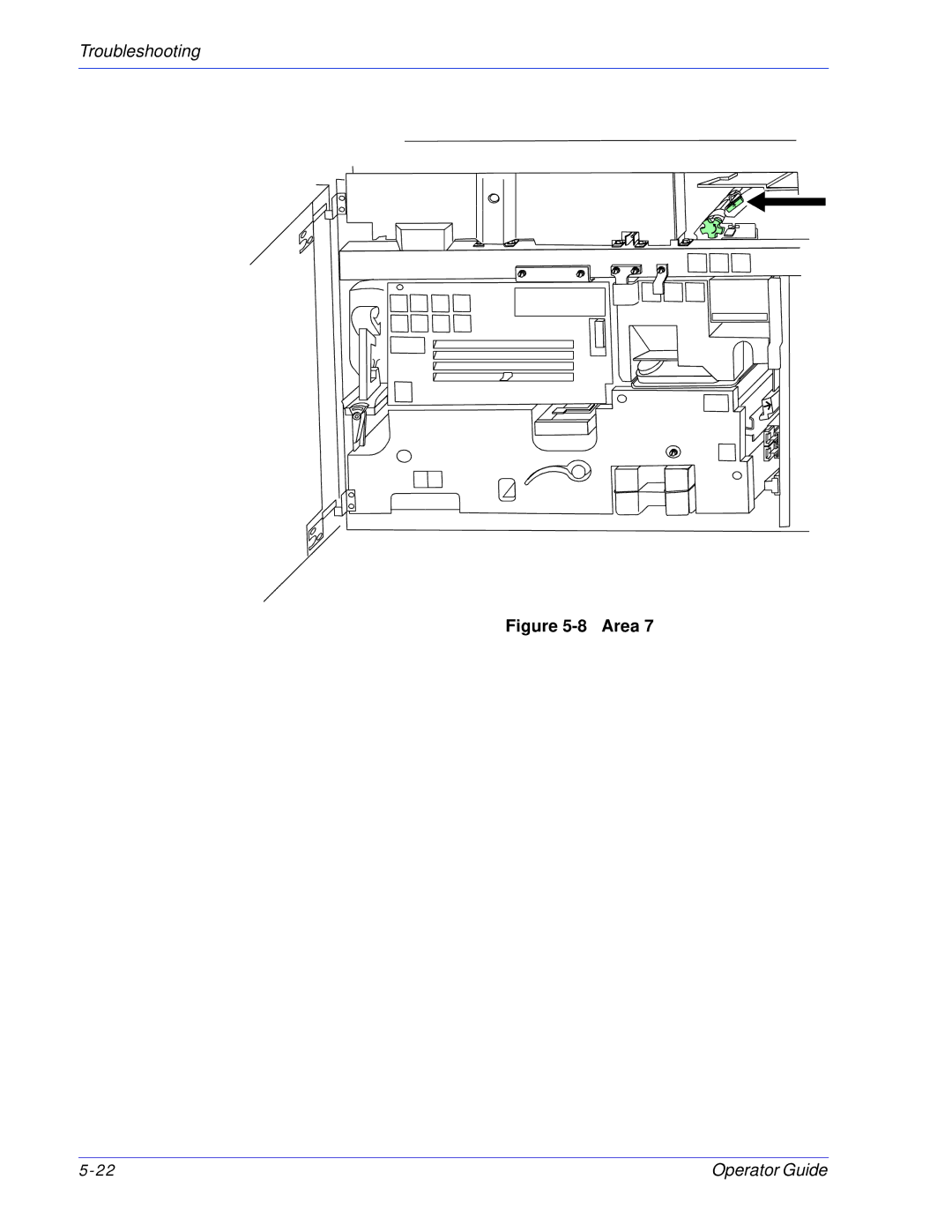 Xerox 100, 180 EPS manual Area 