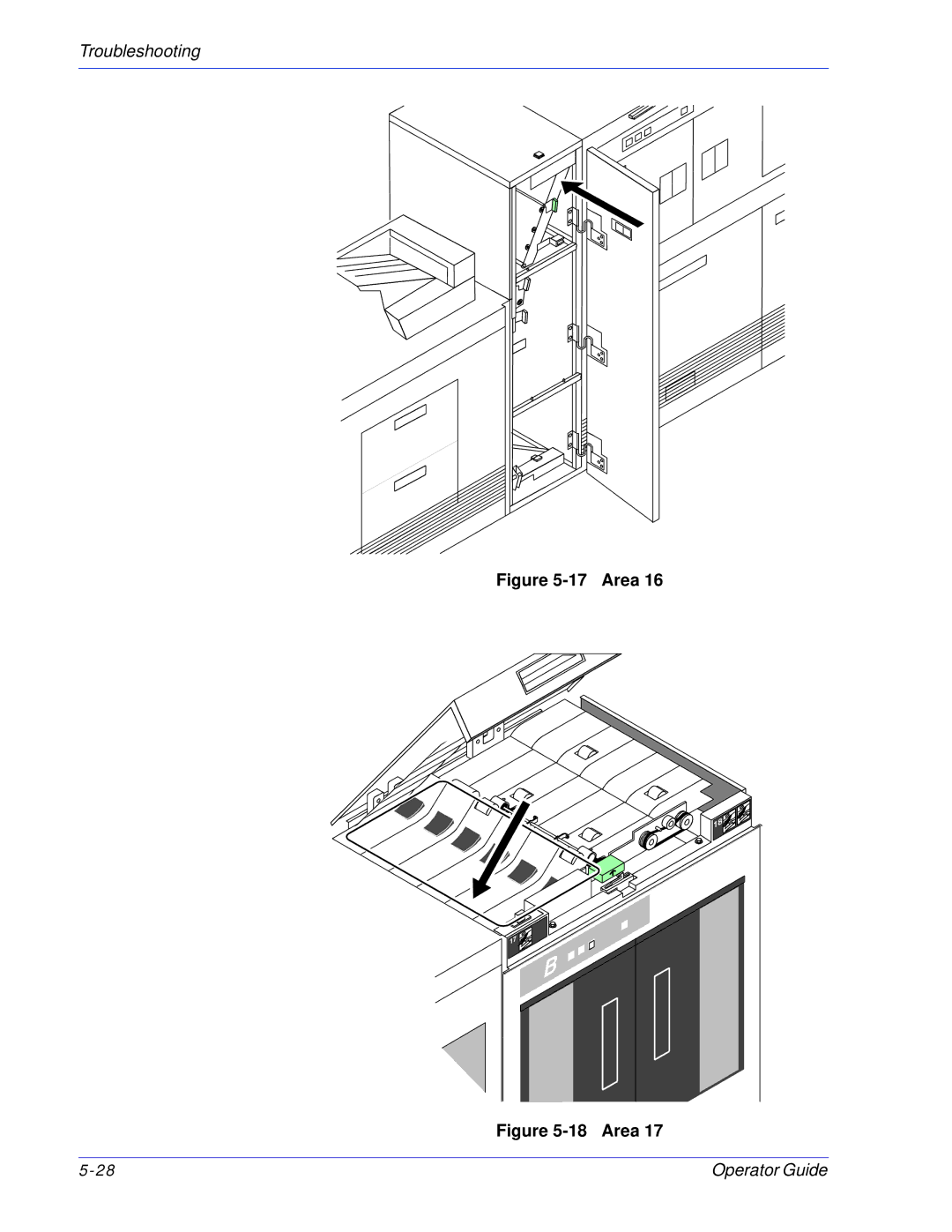 Xerox 100, 180 EPS manual Area 