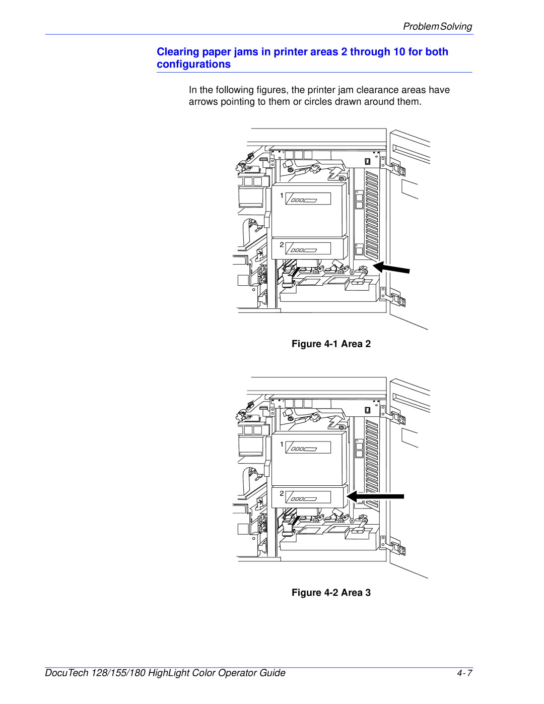 Xerox 128 manual Area 