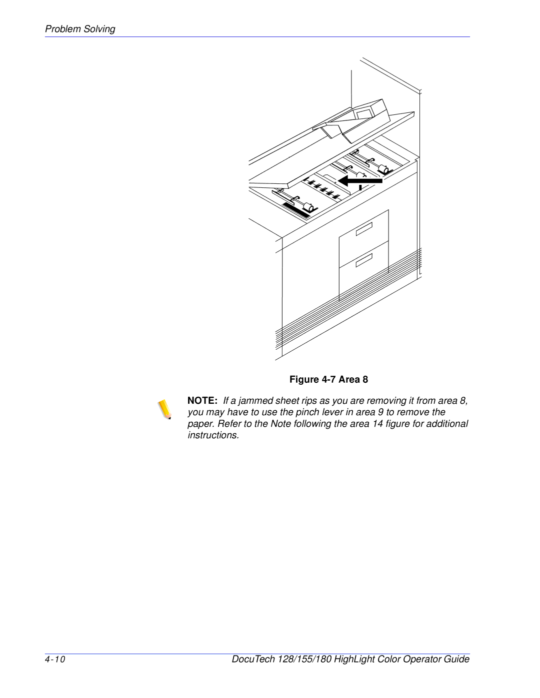 Xerox 128 manual Area 