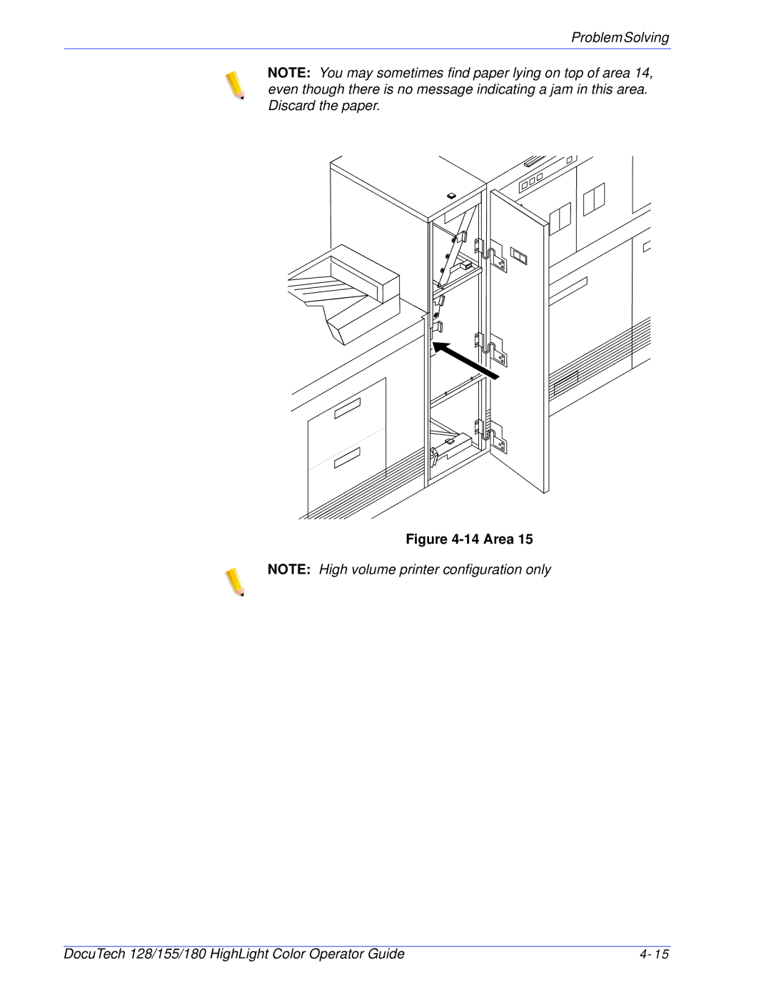 Xerox 128 manual Area 