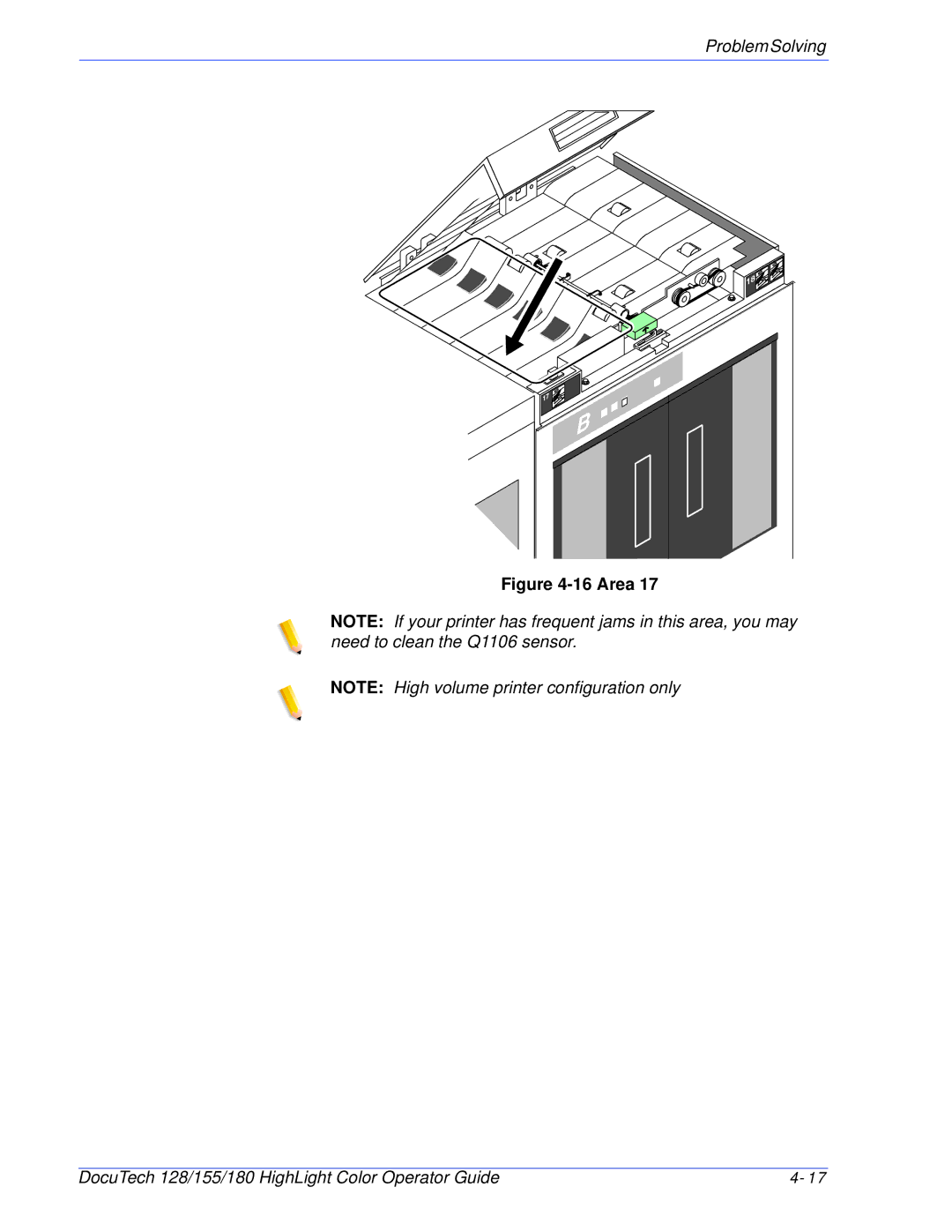 Xerox 128 manual Area 