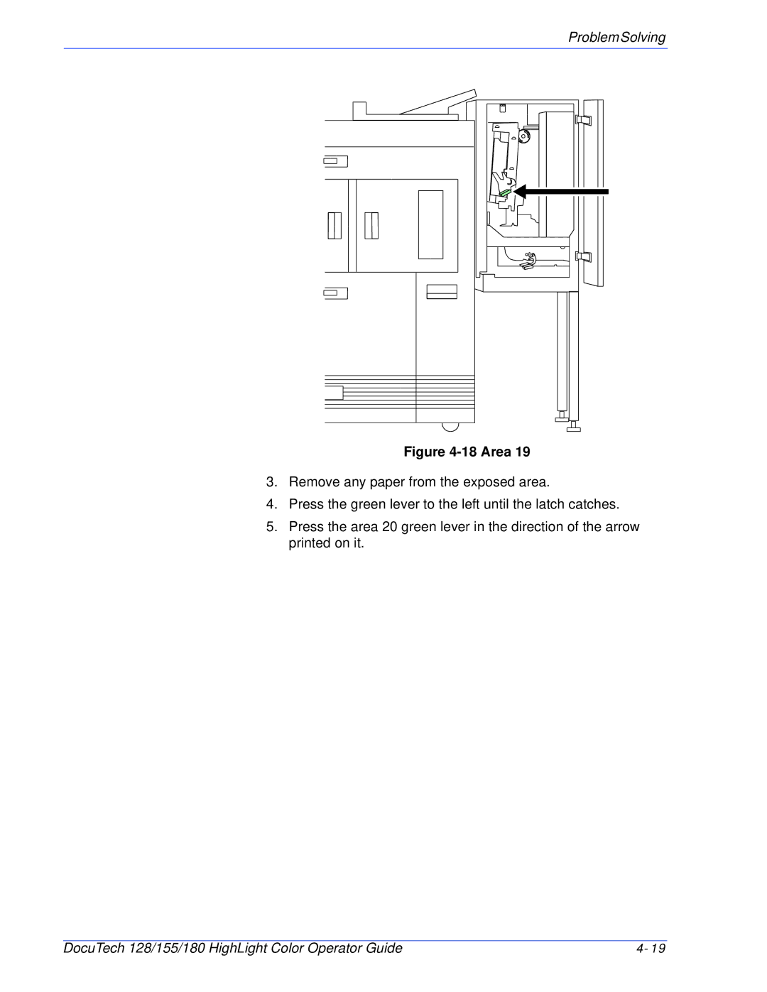 Xerox 128 manual Area 