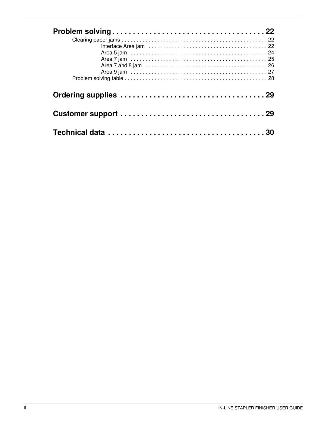 Xerox 12CP manual Ordering supplies Customer support Technical data 