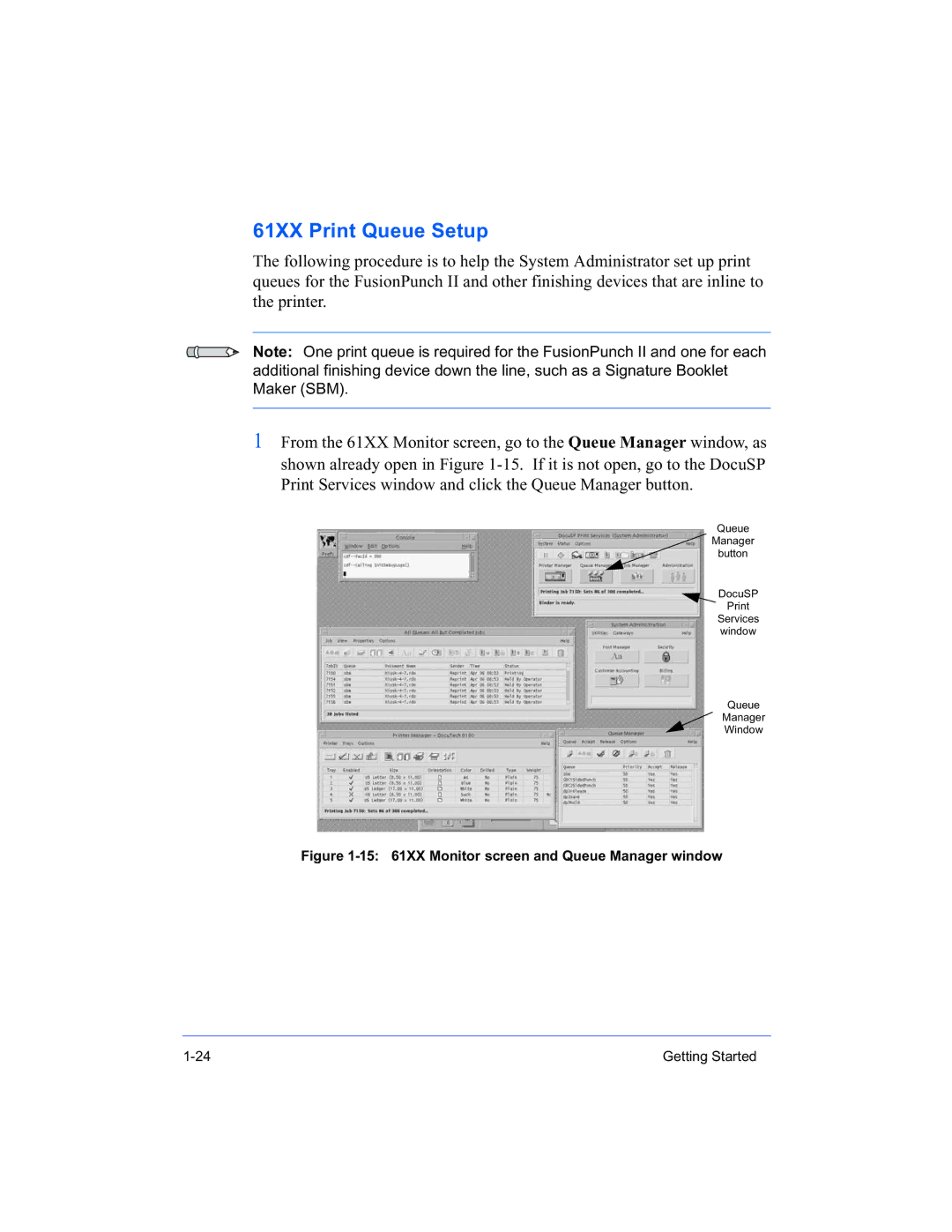 Xerox 16 Series manual 61XX Print Queue Setup 