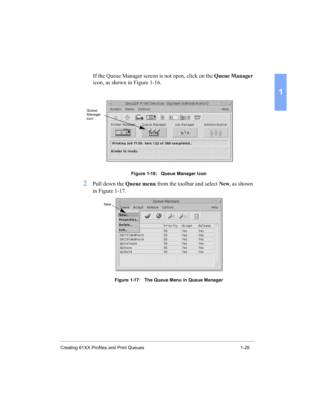 Xerox 16 Series manual Queue Manager Icon 