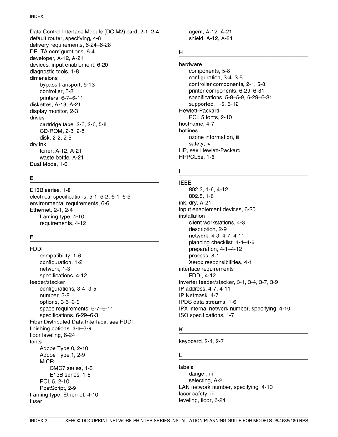 Xerox 180 NPS manual Micr 