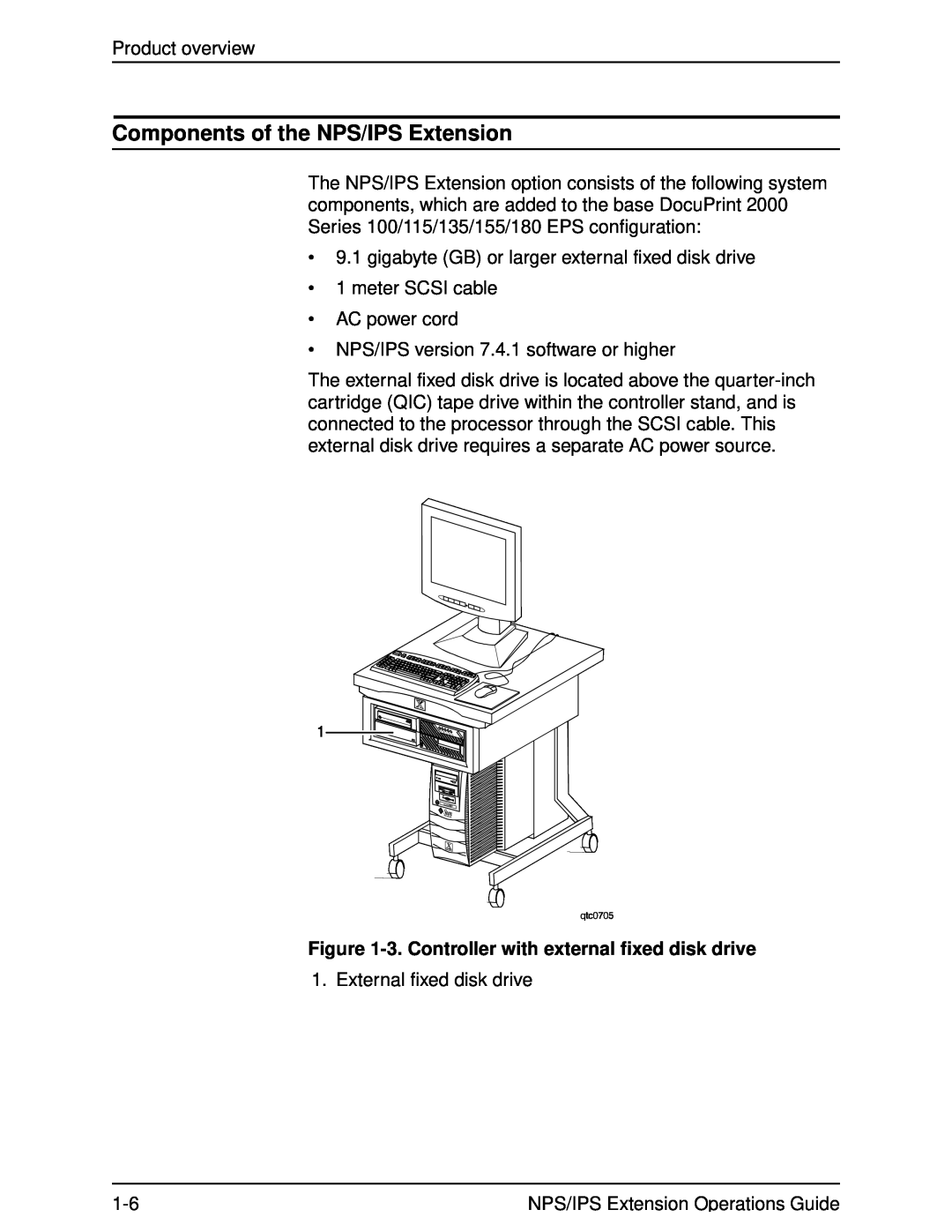 Xerox 2000 Series manual Components of the NPS/IPS Extension 