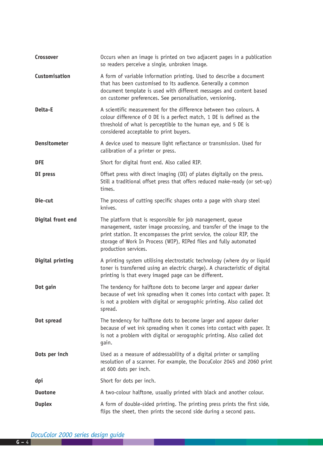 Xerox 2000 manual Dfe 