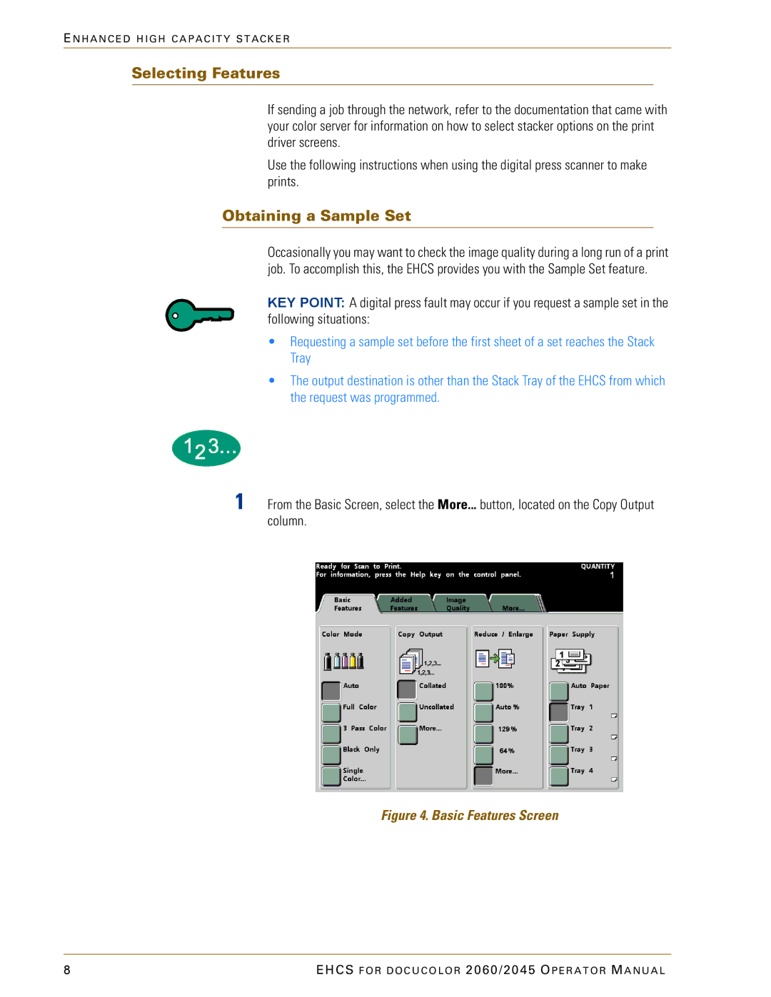 Xerox 2045 manual Selecting Features, Obtaining a Sample Set 