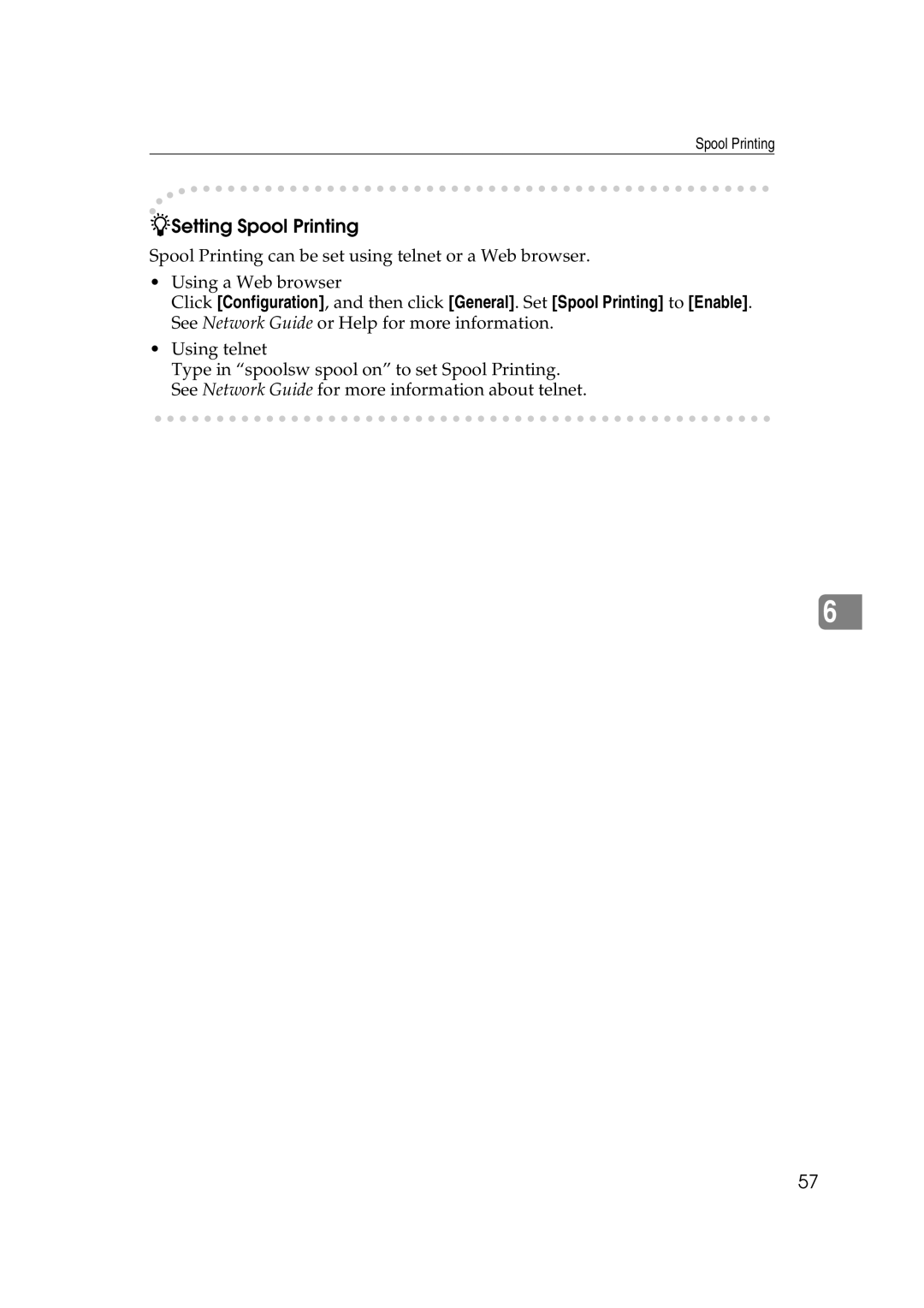 Xerox 2045e appendix Setting Spool Printing 