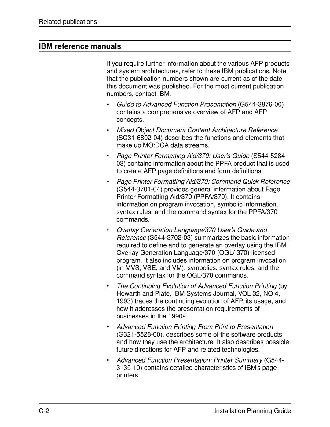 Xerox 2060 IBM reference manuals 