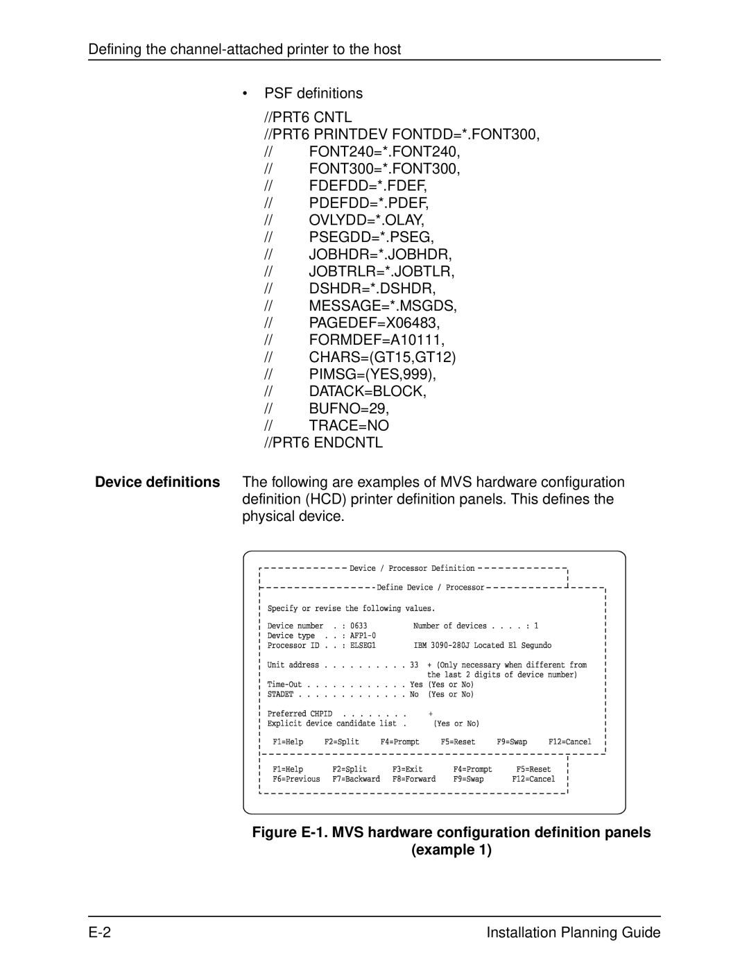 Xerox 2060 manual PRT6 Cntl PRT6 Printdev FONTDD=*.FONT300 