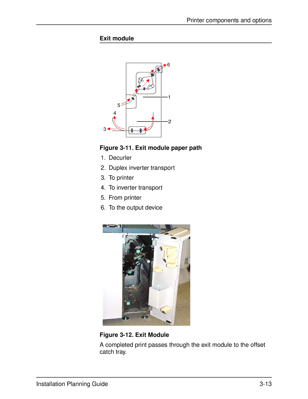 Xerox 2060 manual Exit module paper path 