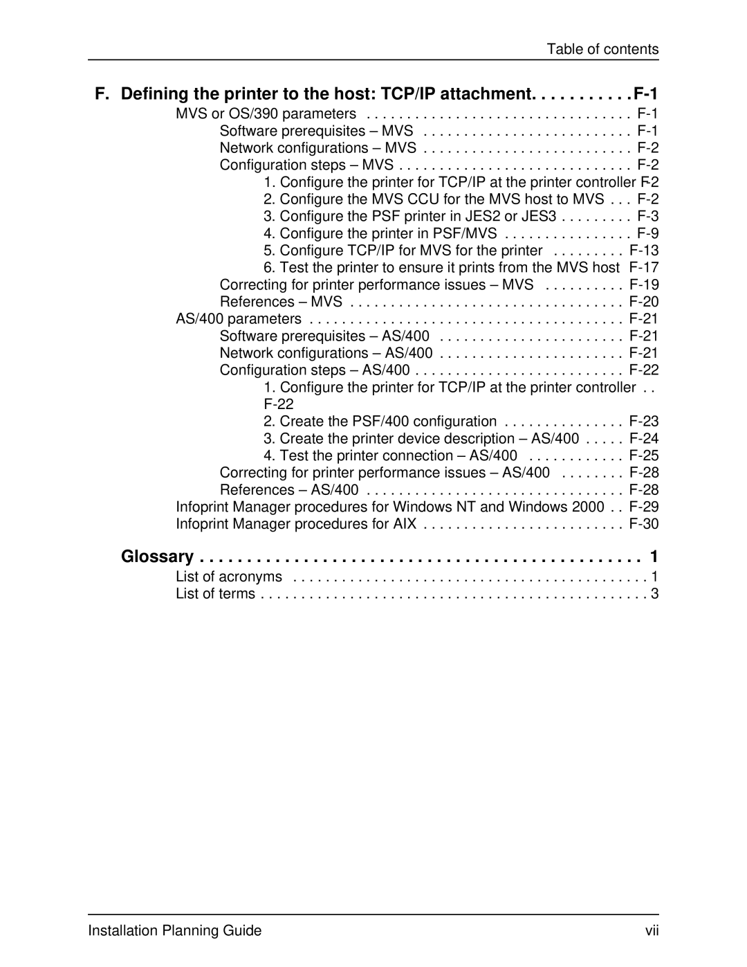 Xerox 2060 manual Glossary 