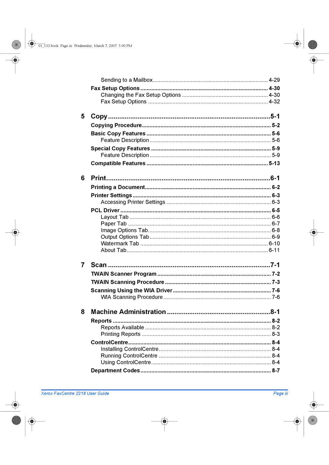 Xerox 2218 manual Copy 