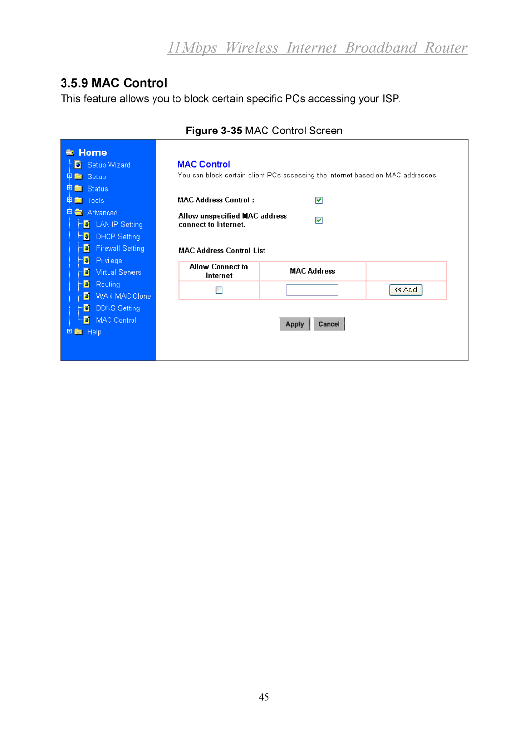 Xerox 2314 manual 35MAC Control Screen 