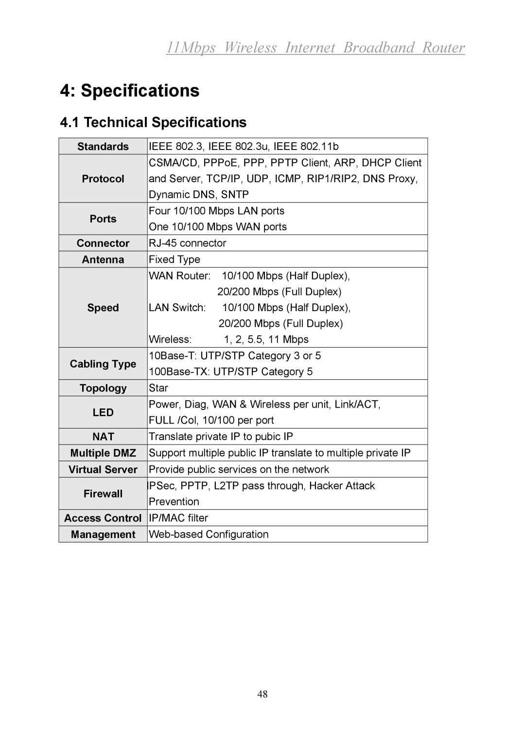 Xerox 2314 manual Technical Specifications 