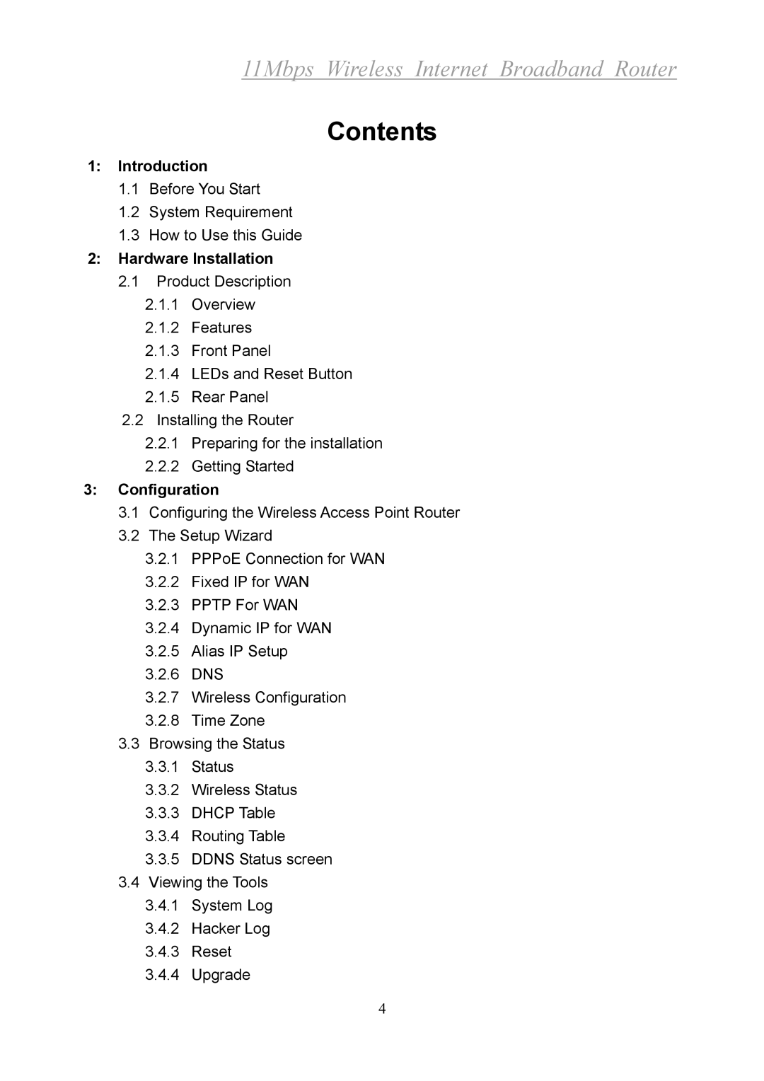 Xerox 2314 manual Contents 