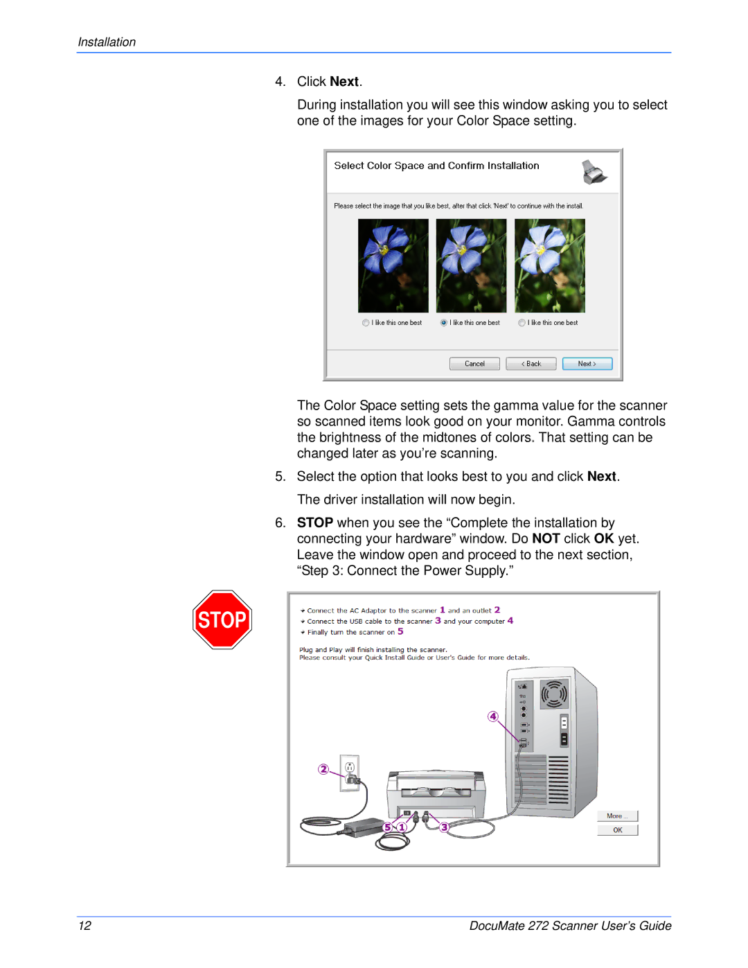 Xerox 272 manual Installation 