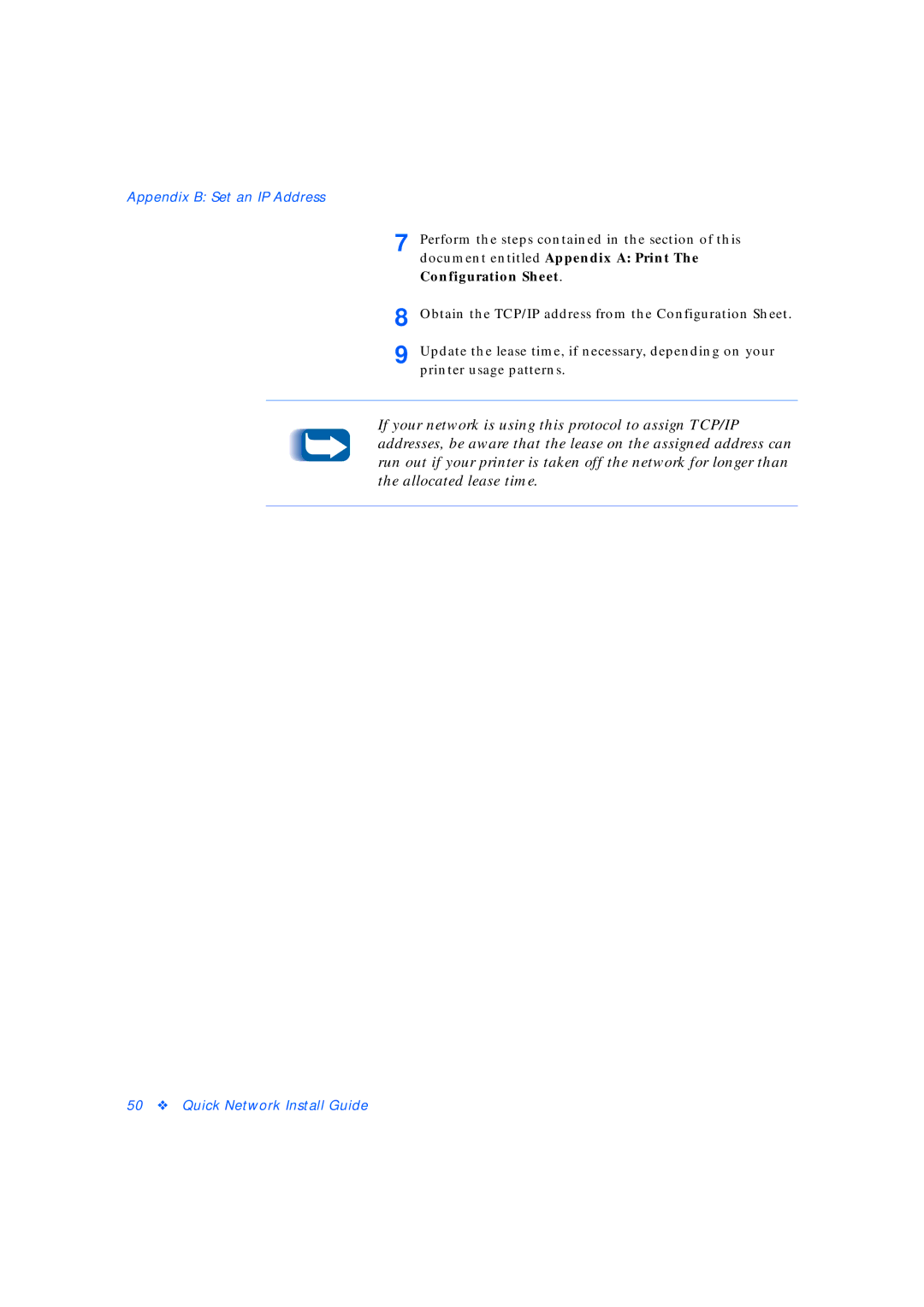 Xerox 3 manual Document entitled Appendix a Print The Configuration Sheet 