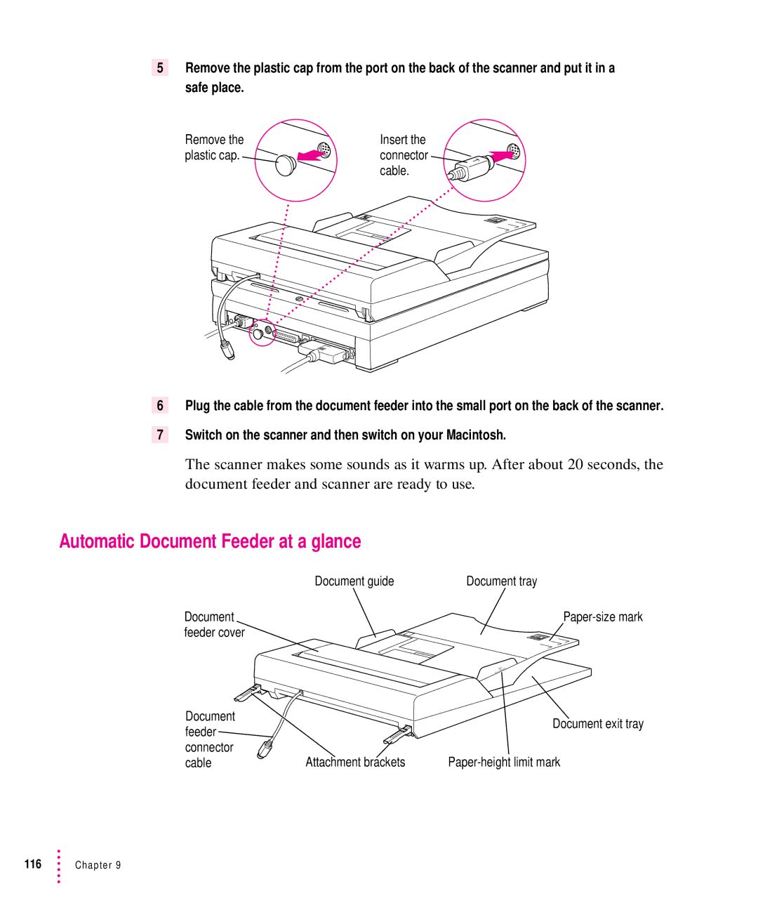 Xerox 30, 1200, 600, 27 user manual Automatic Document Feeder at a glance 