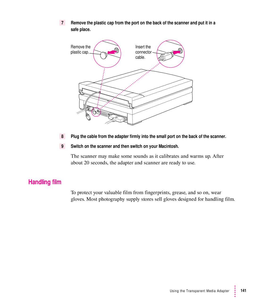 Xerox 1200, 30, 600, 27 user manual Handling film 