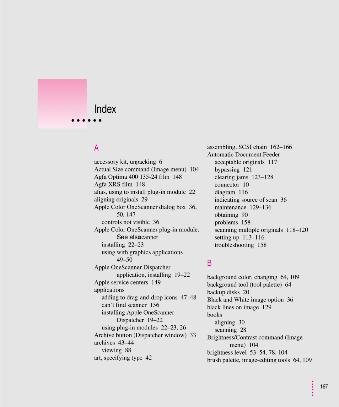 Xerox 27, 30, 1200, 600 user manual Index 