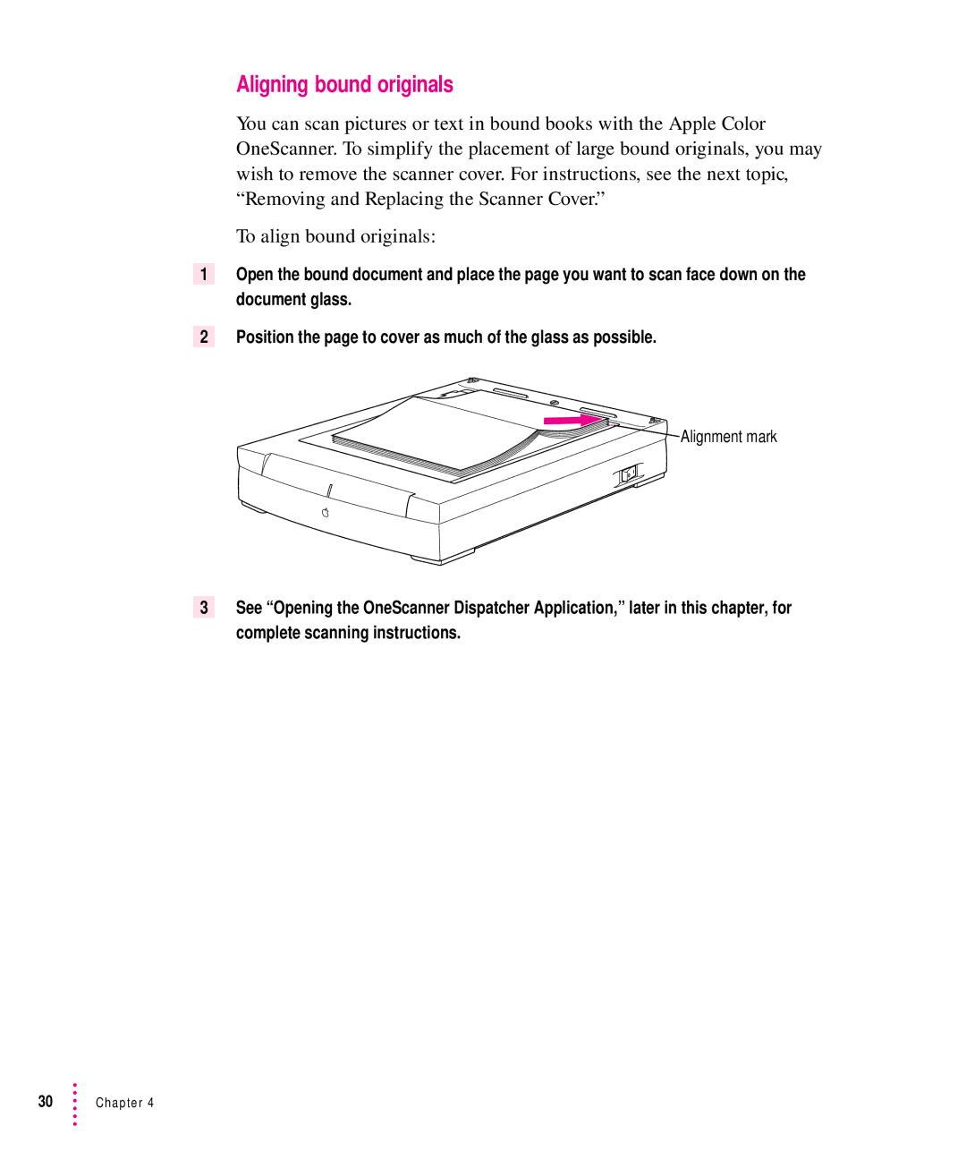 Xerox 600, 30, 1200, 27 user manual Aligning bound originals 