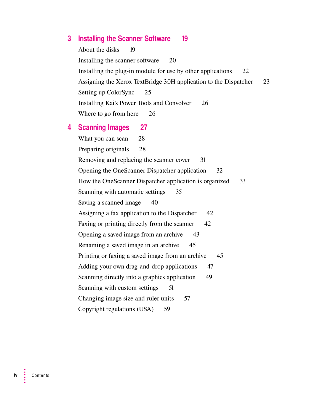 Xerox 30, 1200, 600, 27 user manual Scanning Images, Installing the Scanner Software 