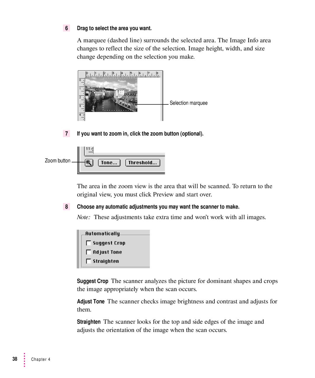 Xerox 600, 30, 1200, 27 user manual Drag to select the area you want 