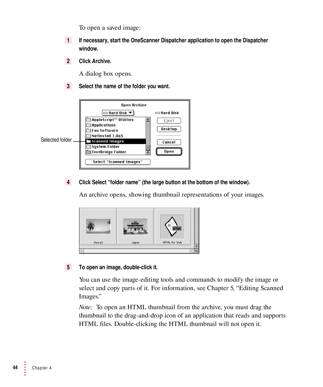 Xerox 30, 1200, 600, 27 user manual To open a saved image, Dialog box opens 