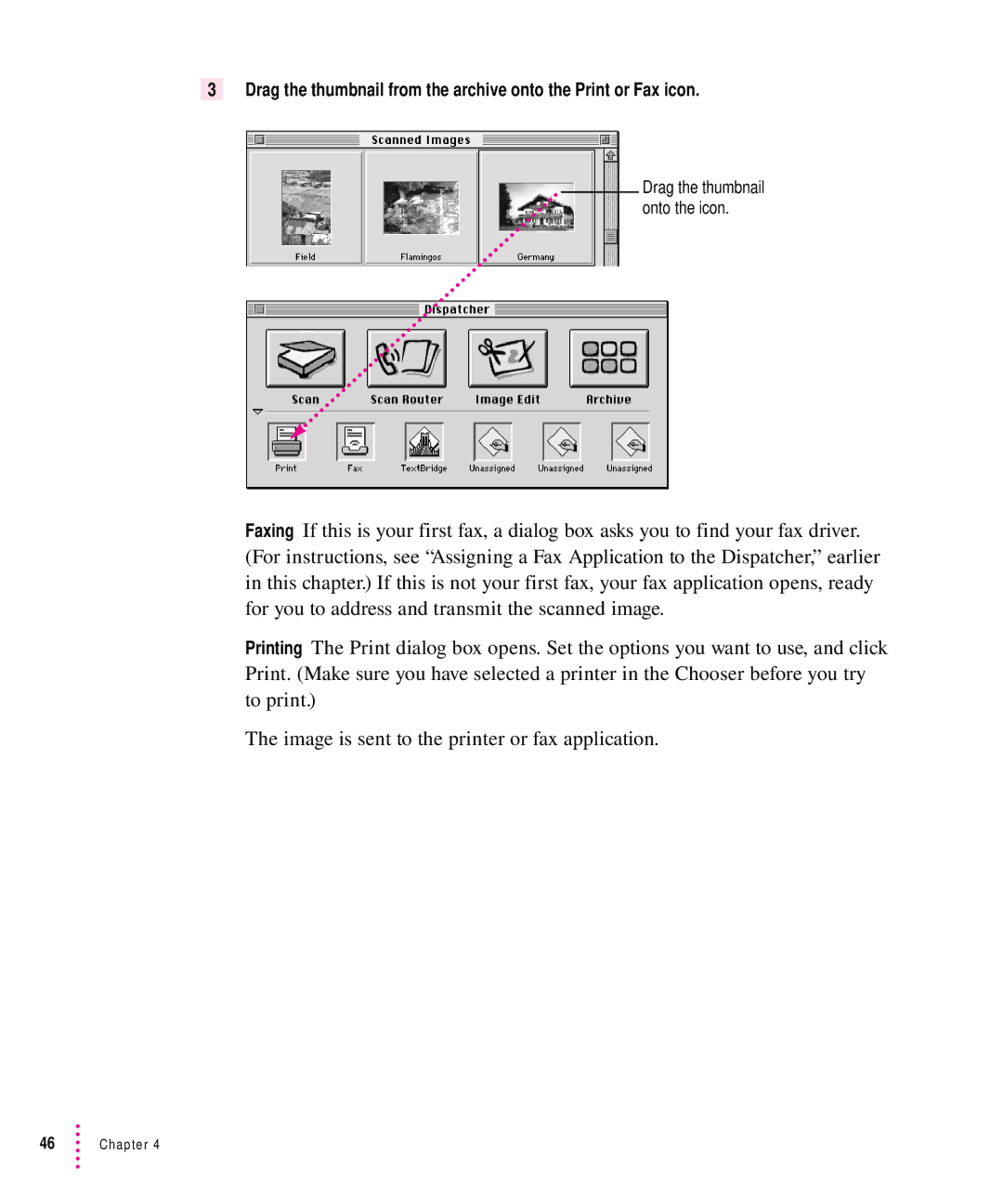 Xerox 600, 30, 1200, 27 user manual Drag the thumbnail onto the icon 