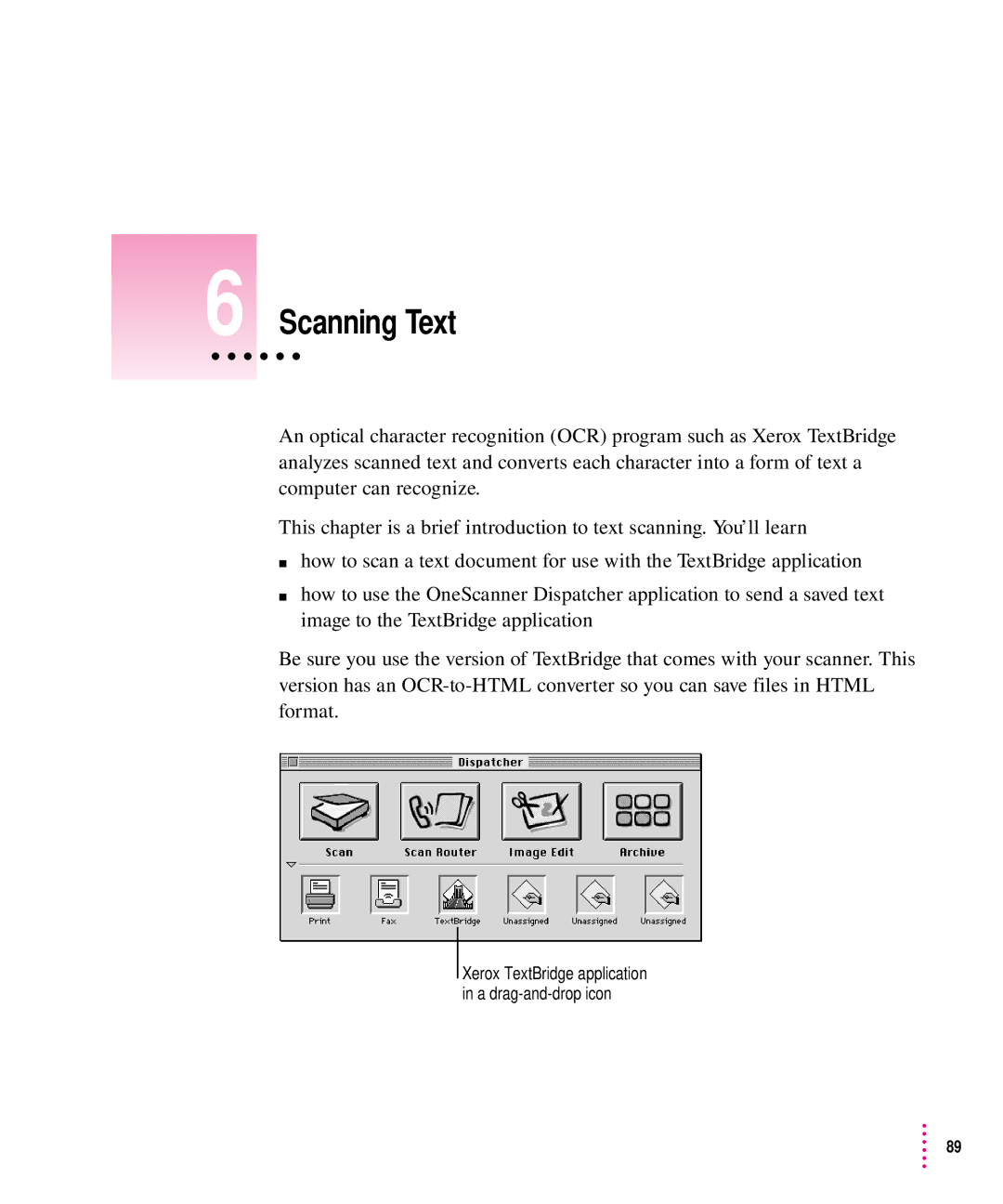 Xerox 1200, 30, 600, 27 user manual Scanning Text 