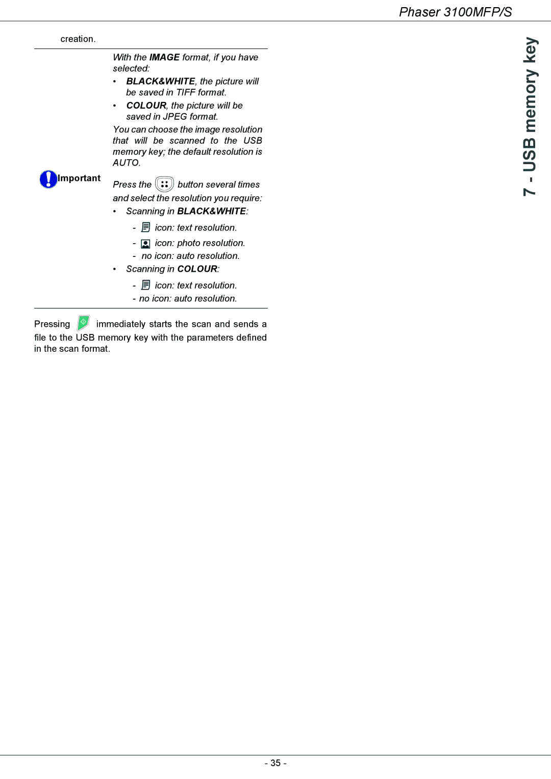 Xerox 3100MFP/S manual Creation 