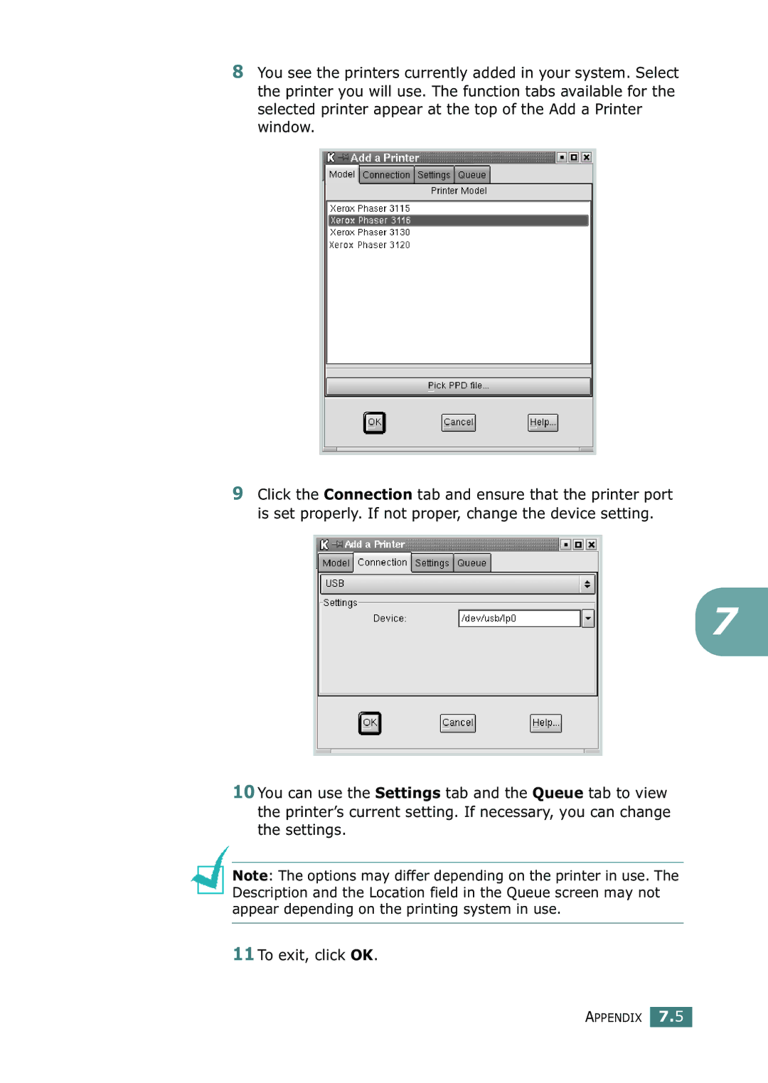 Xerox 3116 manual Appendix 