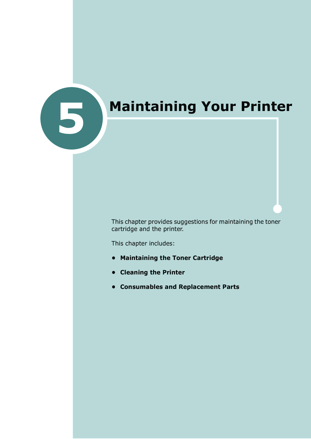 Xerox 3116 manual Maintaining Your Printer 