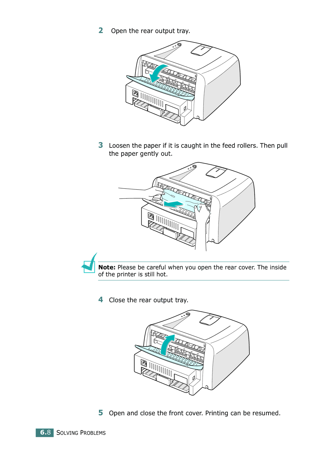 Xerox 3116 manual Solving Problems 