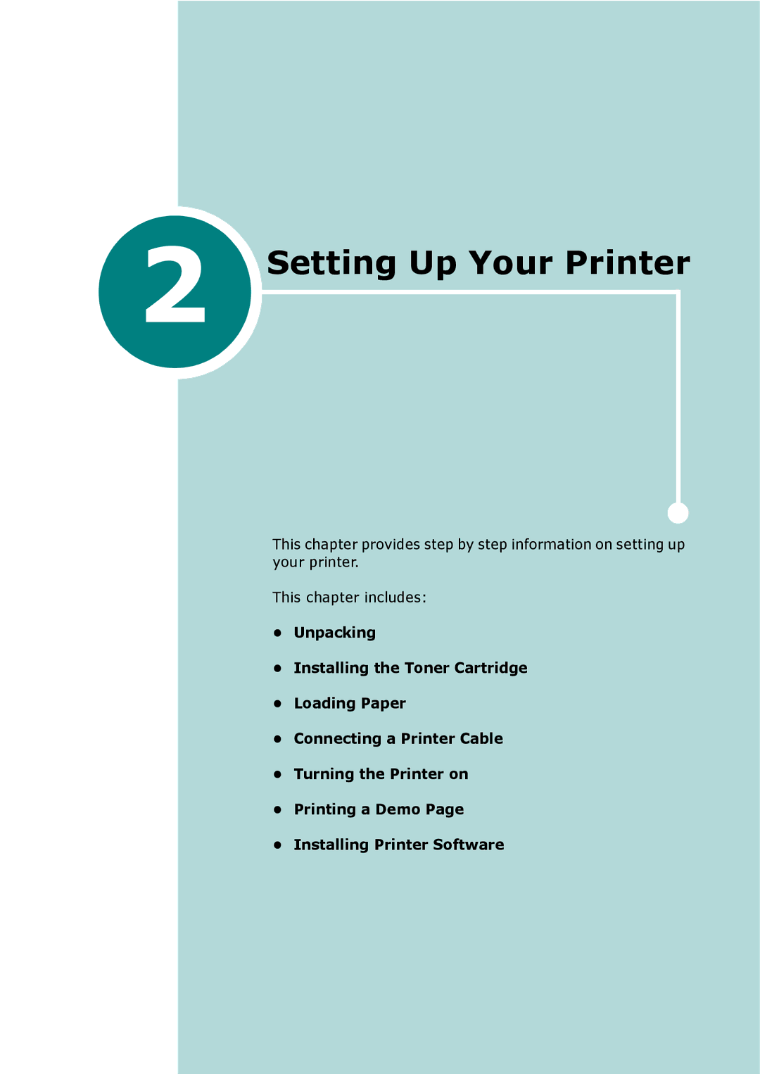 Xerox 3117 manual Setting Up Your Printer 