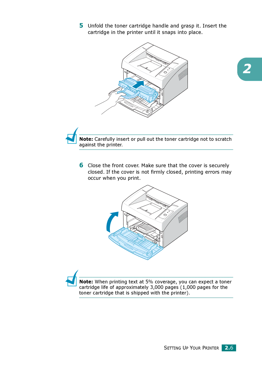 Xerox 3117 manual Setting UP Your Printer 