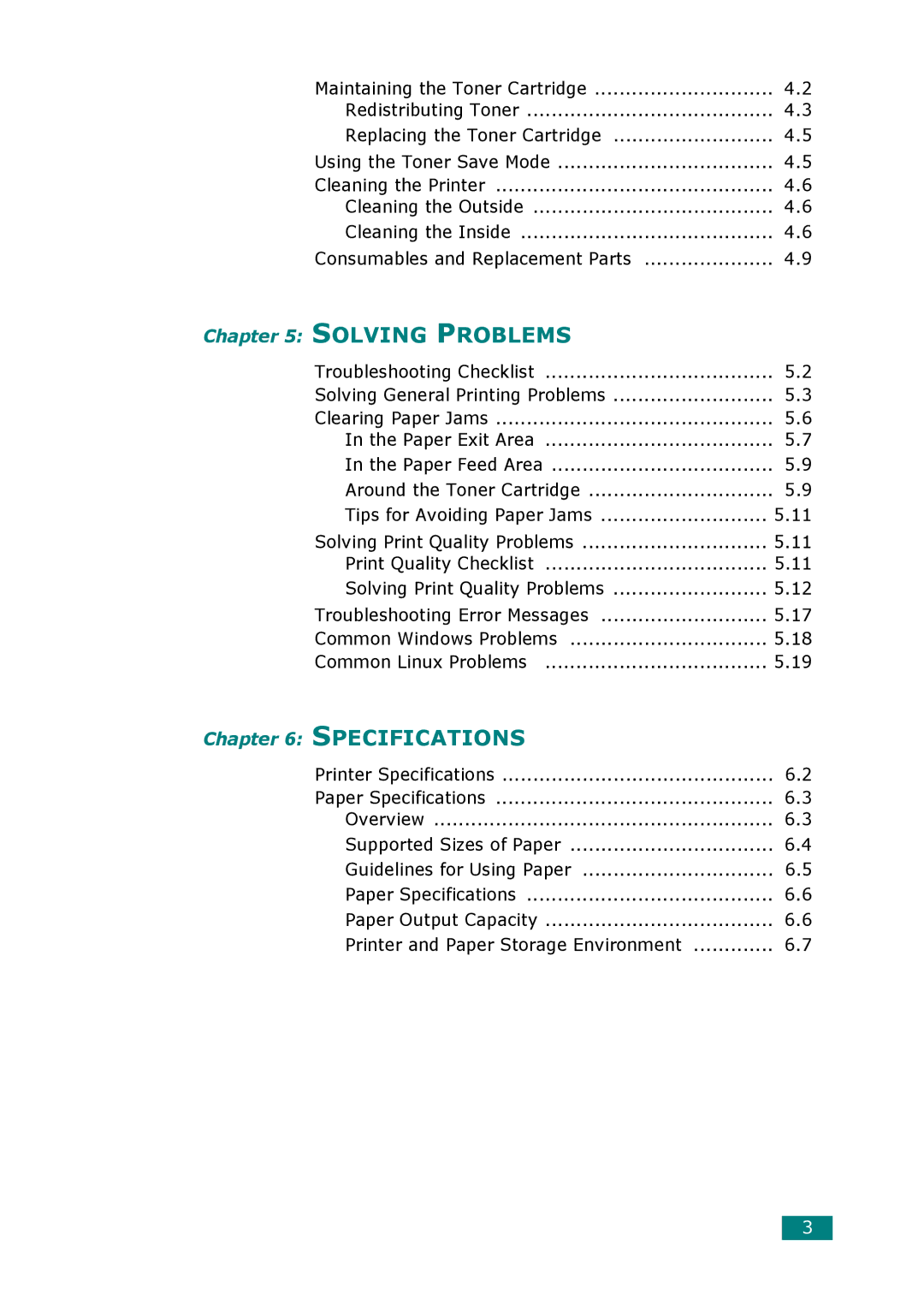 Xerox 3117 manual Redistributing Toner Replacing the Toner Cartridge, Cleaning the Outside Cleaning the Inside 