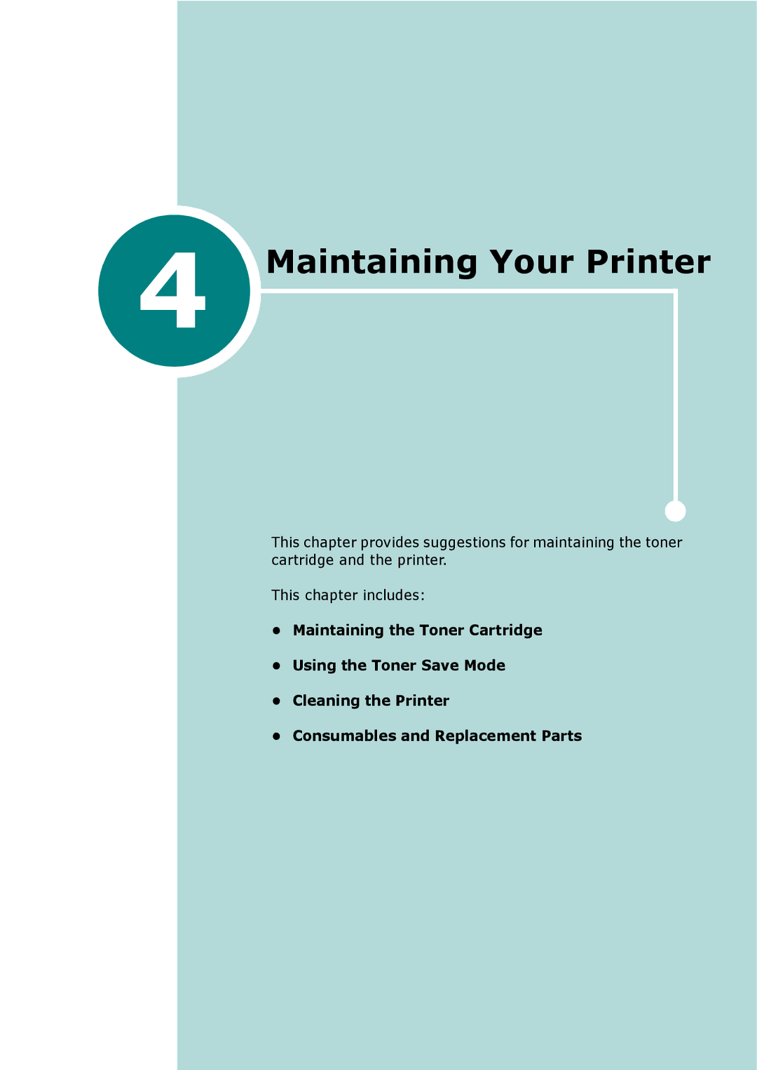 Xerox 3117 manual Maintaining Your Printer 