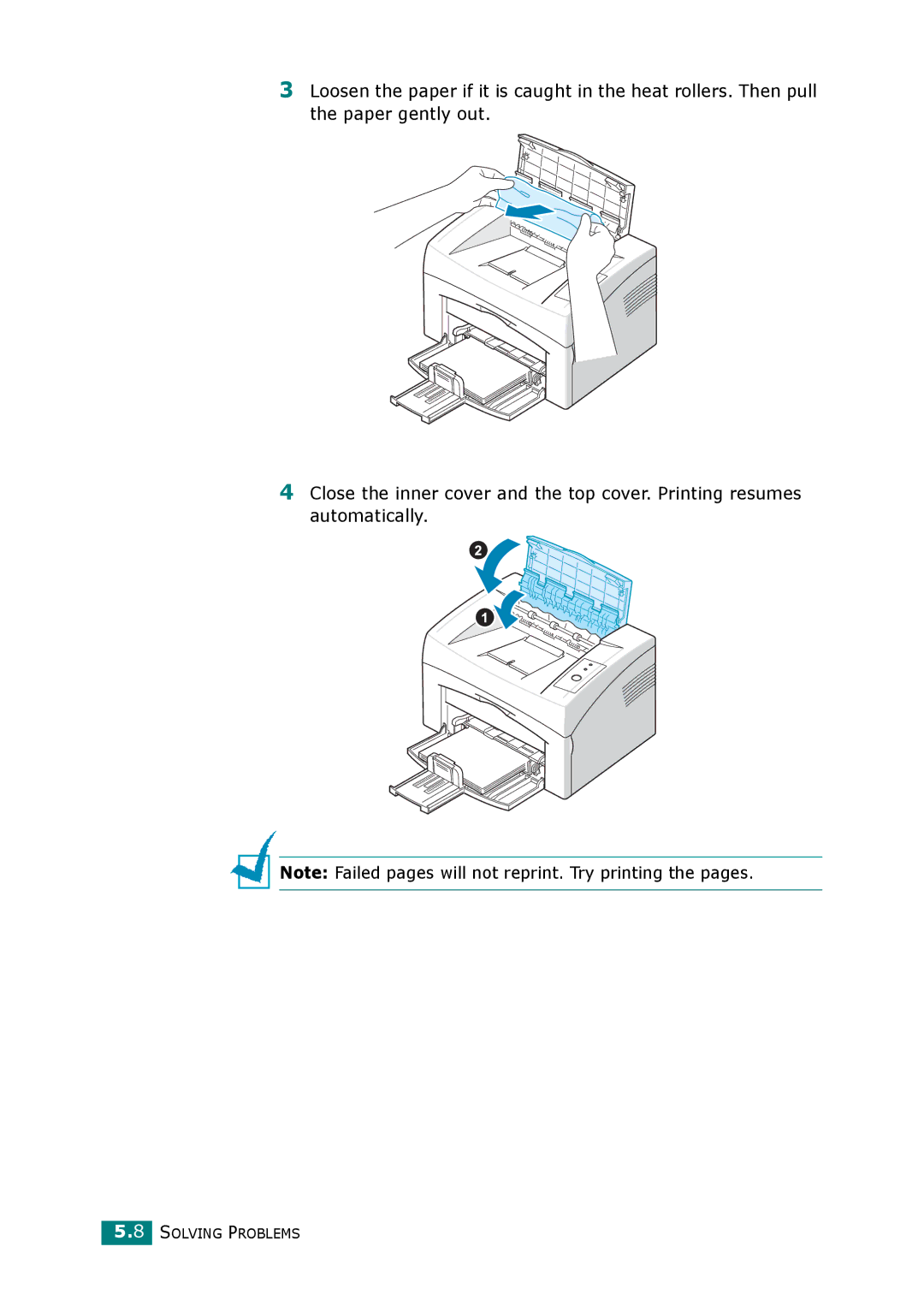 Xerox 3117 manual Solving Problems 