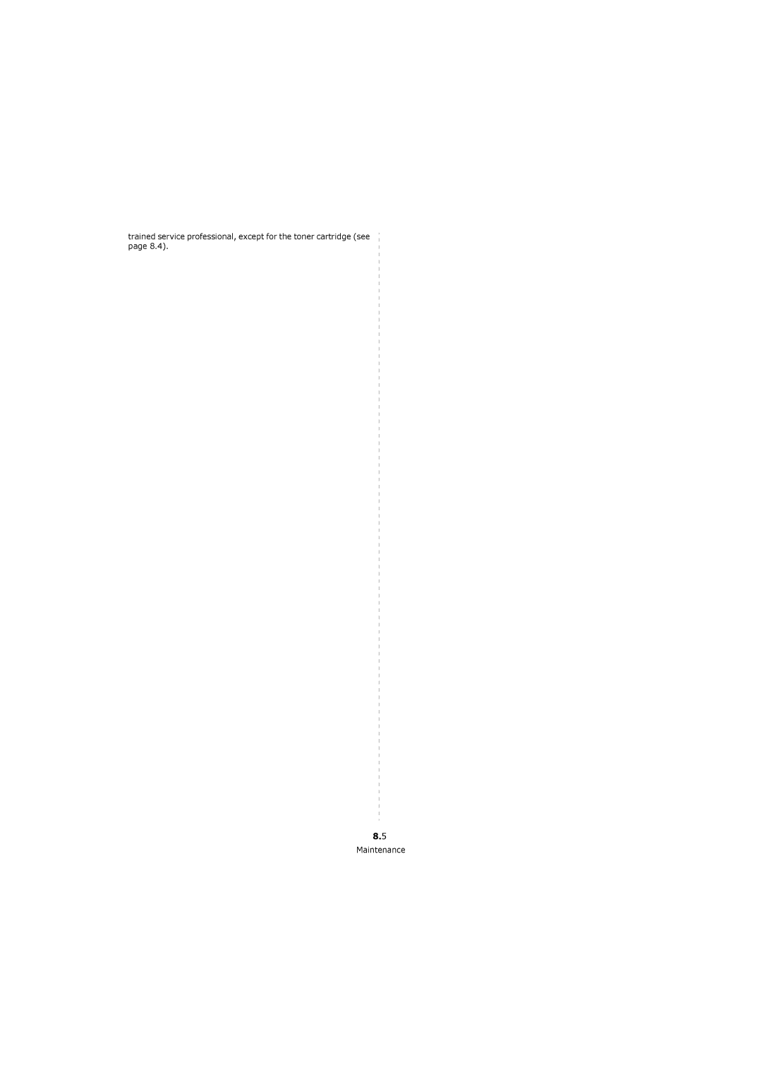 Xerox 3119 manual Maintenance 