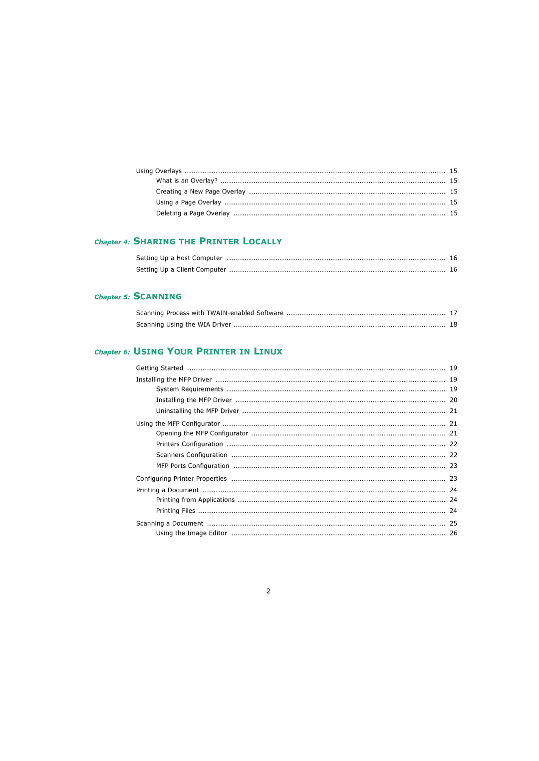 Xerox 3119 manual Sharing the Printer Locally 