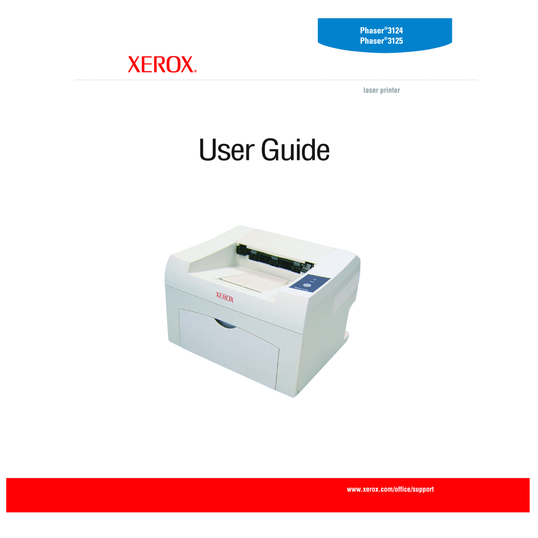 Xerox 3124 manual 