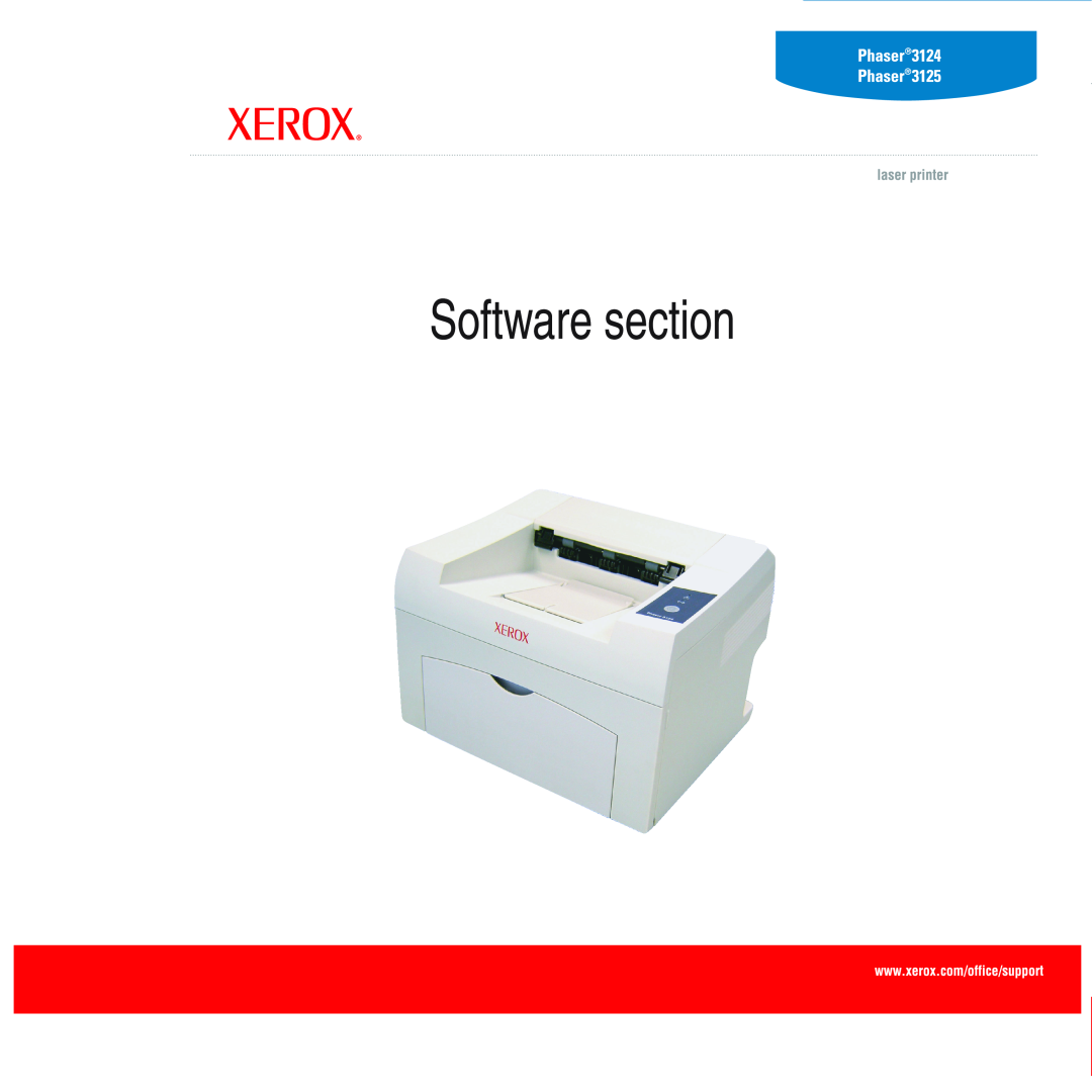 Xerox 3124 manual 